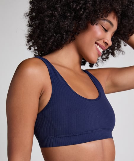 Bralette Scoop Dianne, Blå
