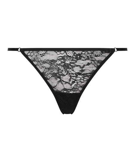 Zella mini thong, Svart