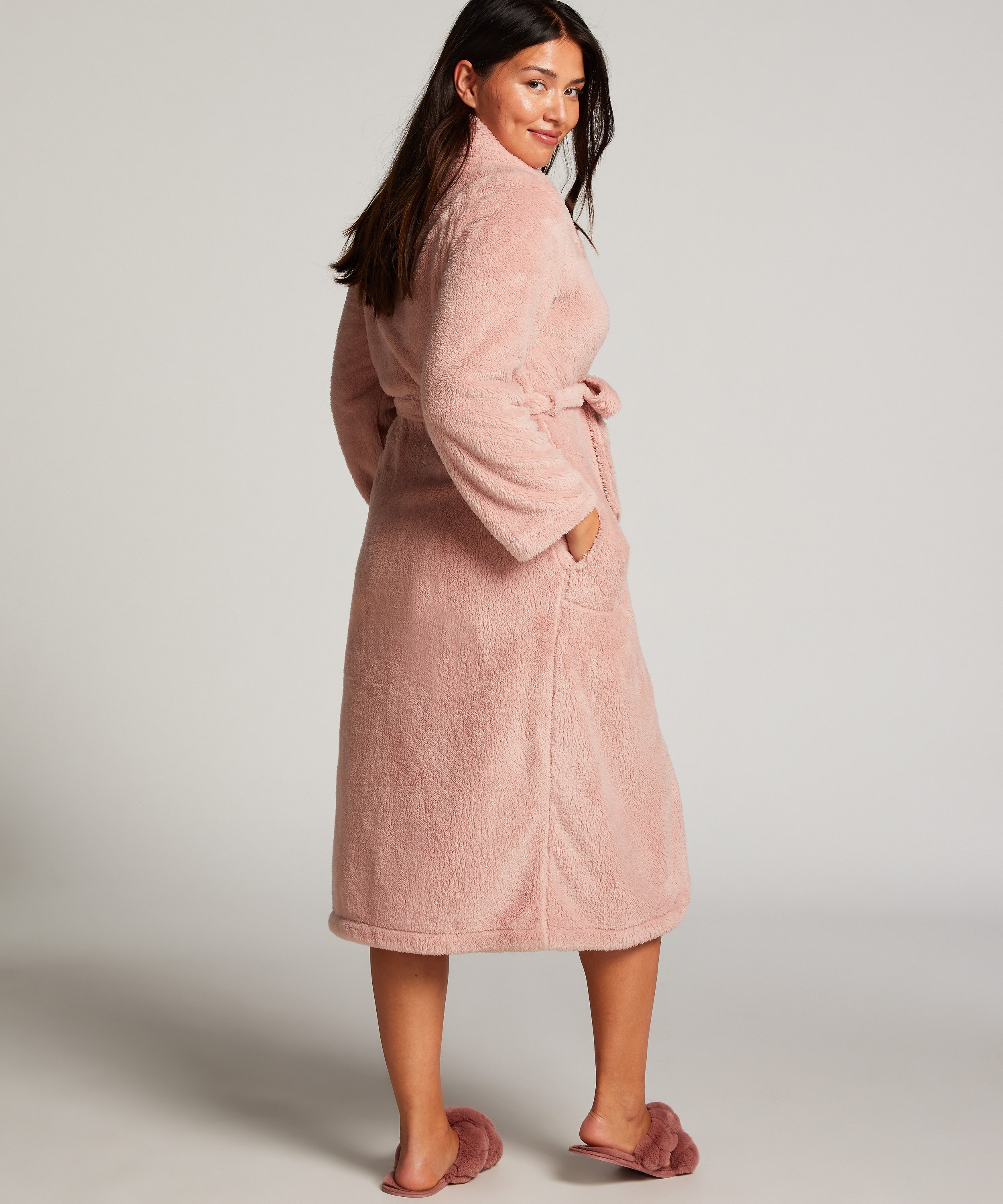 Badekåpe Fleece, Rosa, main
