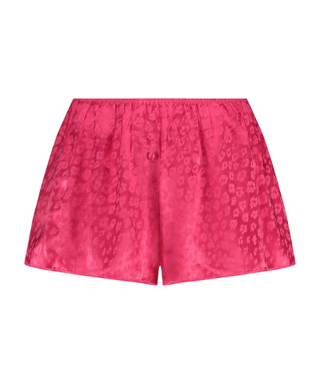 Shorts Leopard, Rosa