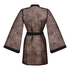 Kimono i leopardnett, Svart