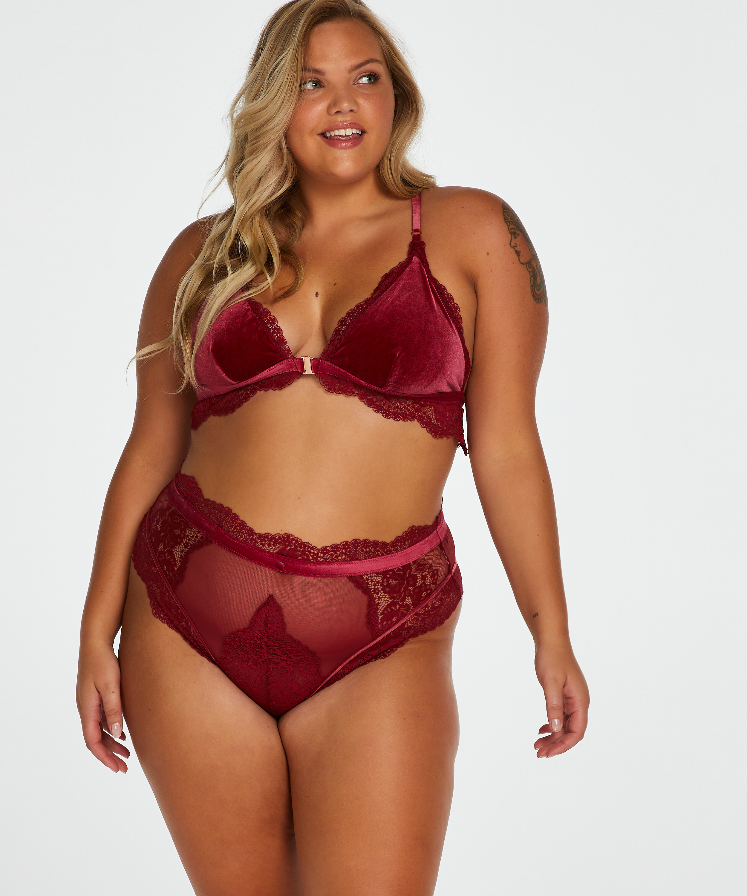 Maureen høy g-streng Rebecca Mir, Rød, main