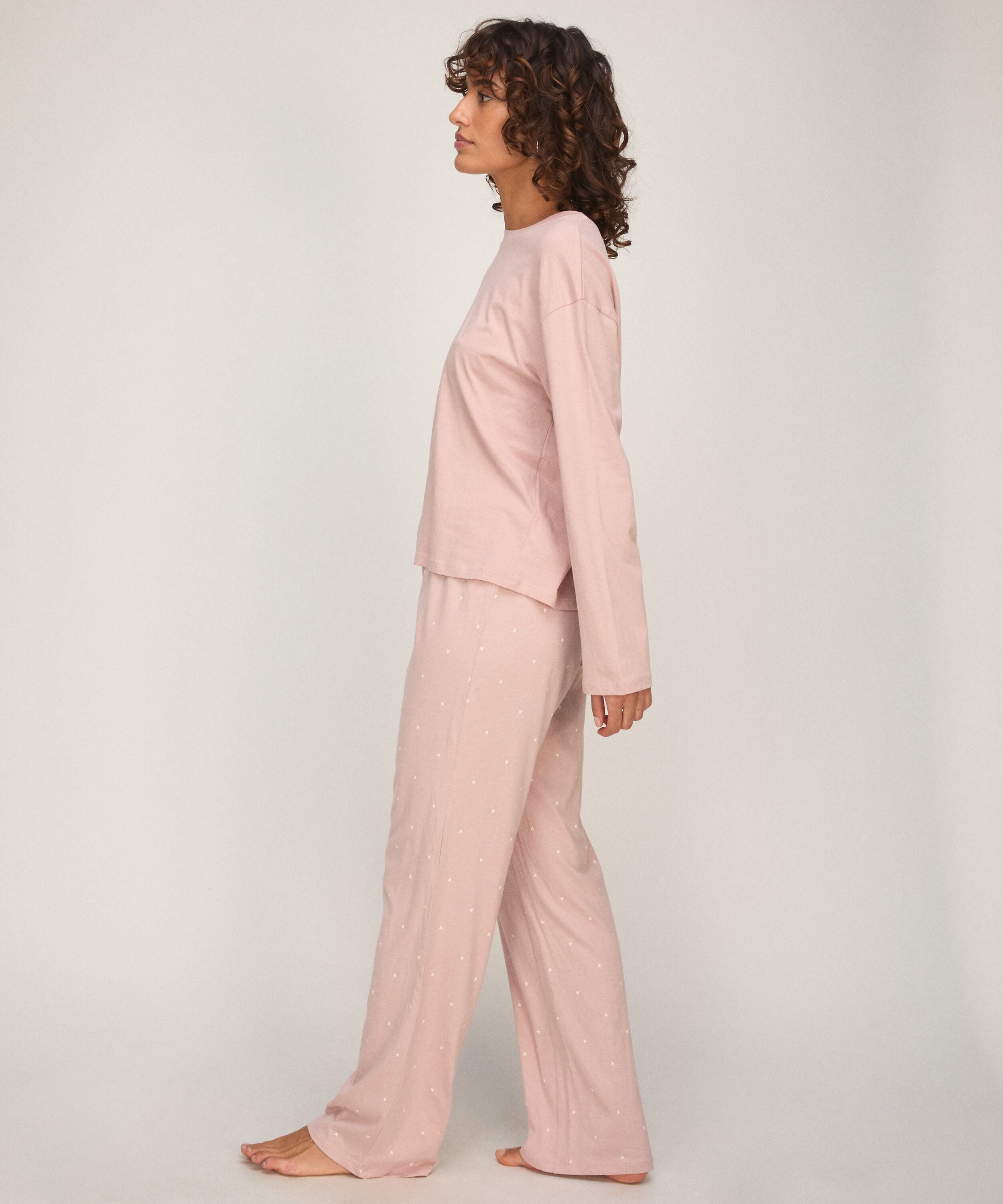 Pyjamasett i bomullsjersey