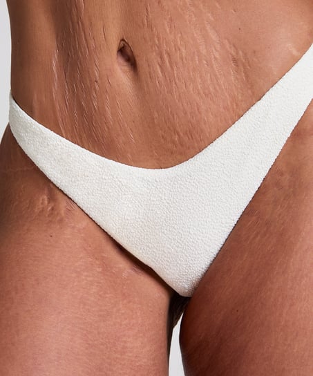 Cabo Bikinibukse med høyt ben, Hvit