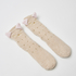 Fluffy Slipper Socks, Hvit