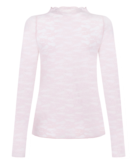 Top Allover Lace, Rosa