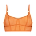 Bralette longline Sexy Mesh, Oransje