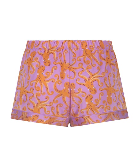 Pyjamasshorts i sateng, Lilla