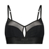 Bralette Mesh Flexing, Svart