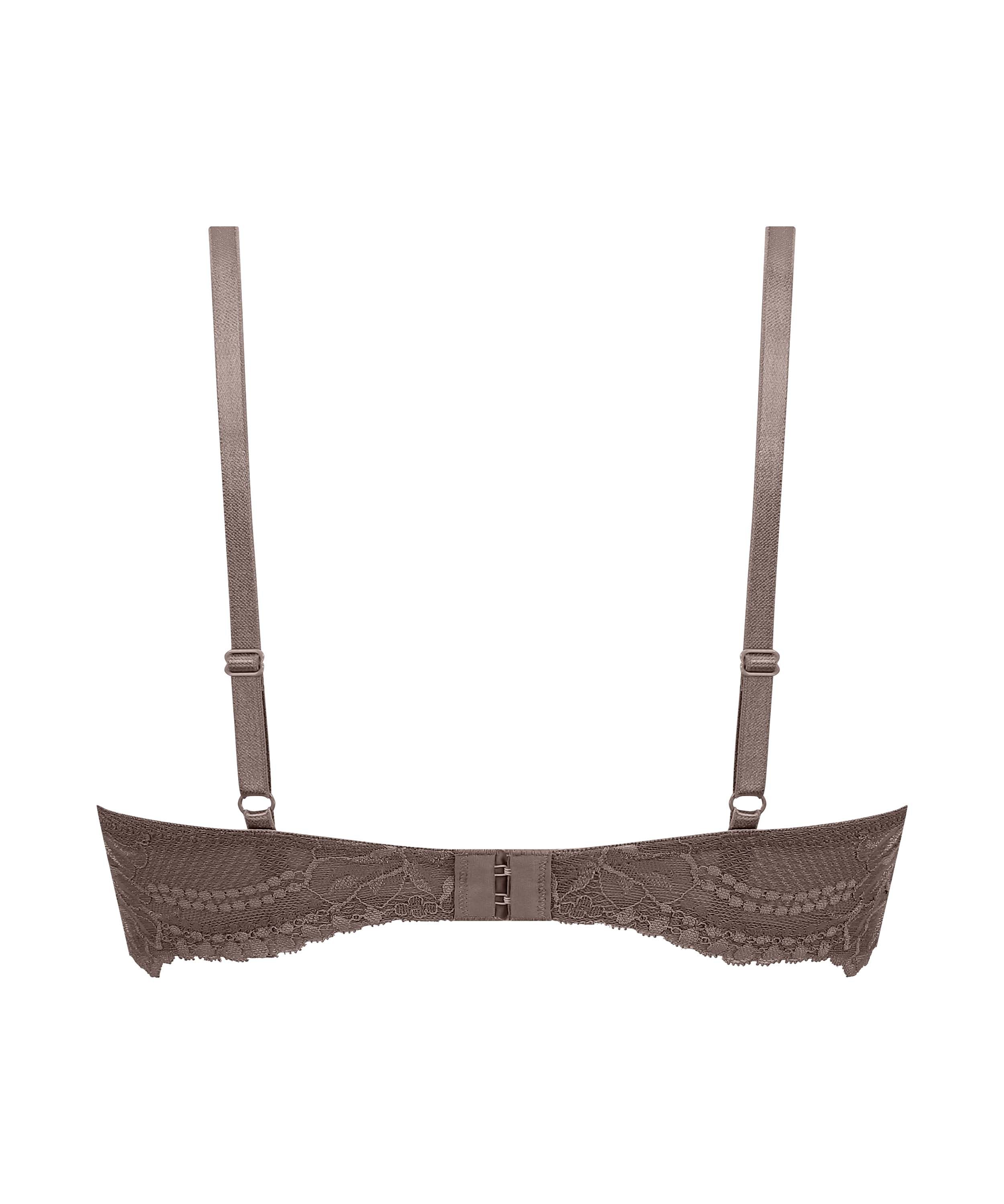 Vattert BH uten bøyler Leonie, Brun, main