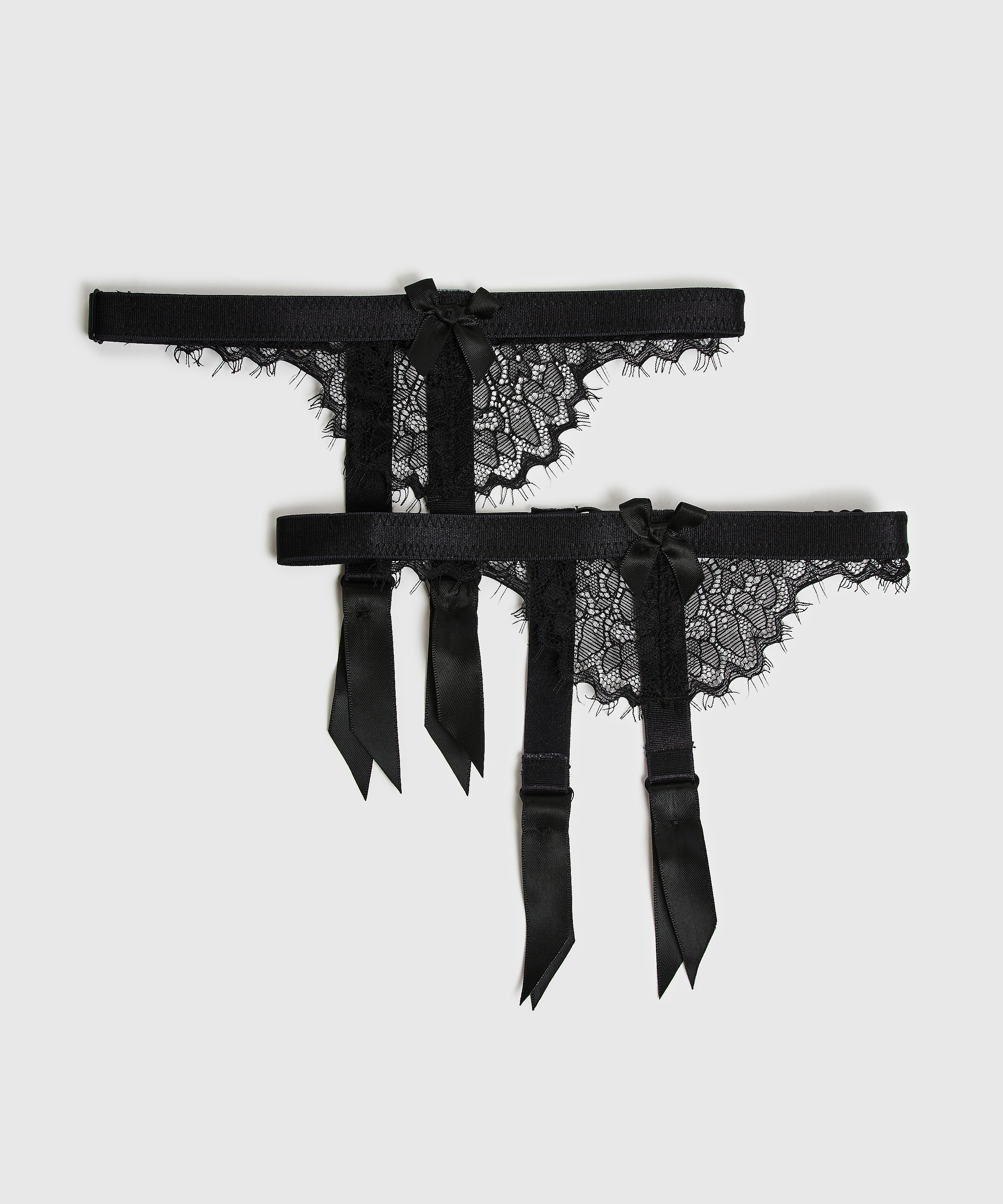 Strømpeholdere, Svart, main