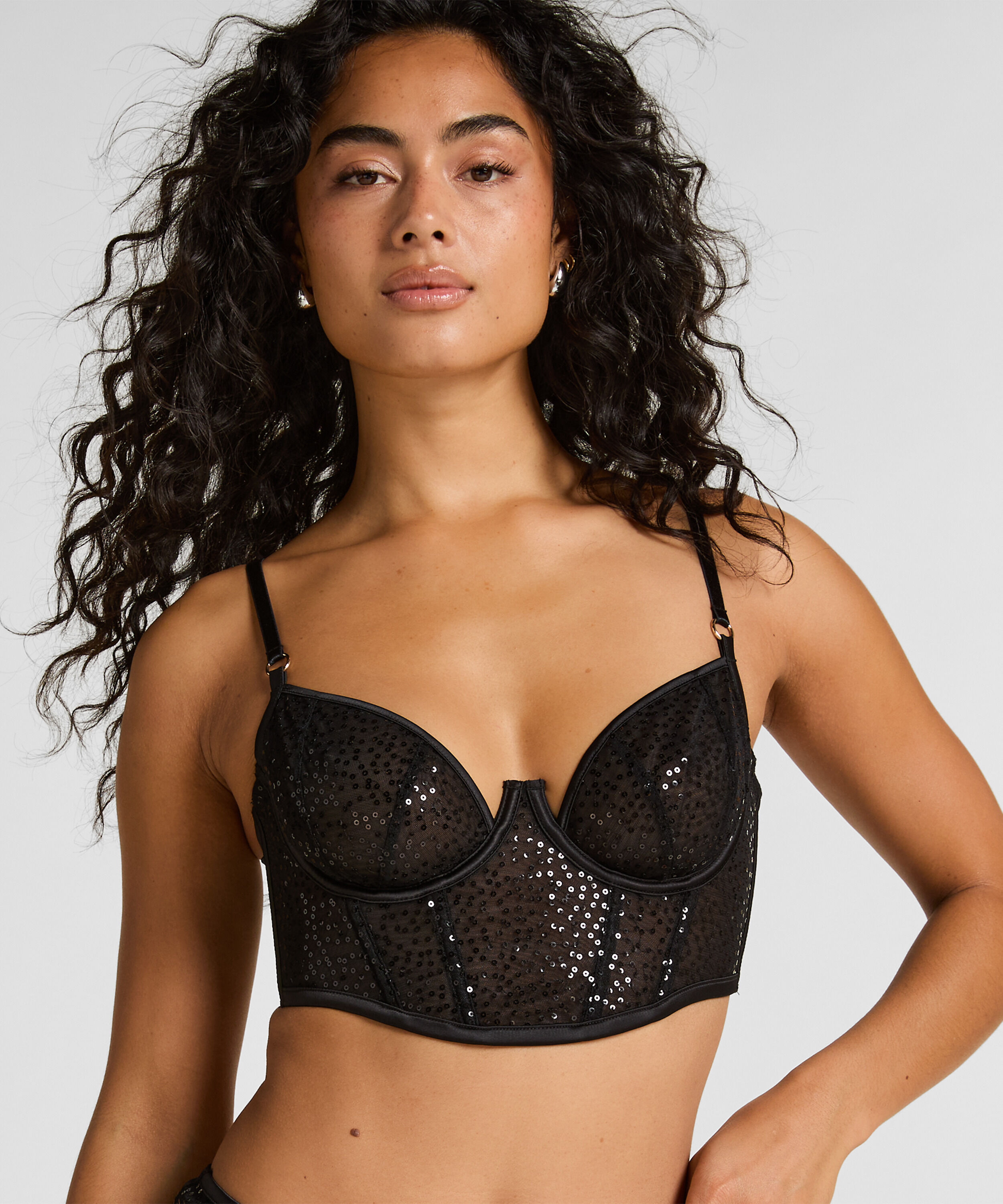 Elle Longline upolstret spile-BH