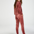 Velours Jogging Bottoms, Rosa