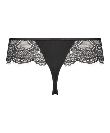 Nathalie boxerstring, Svart