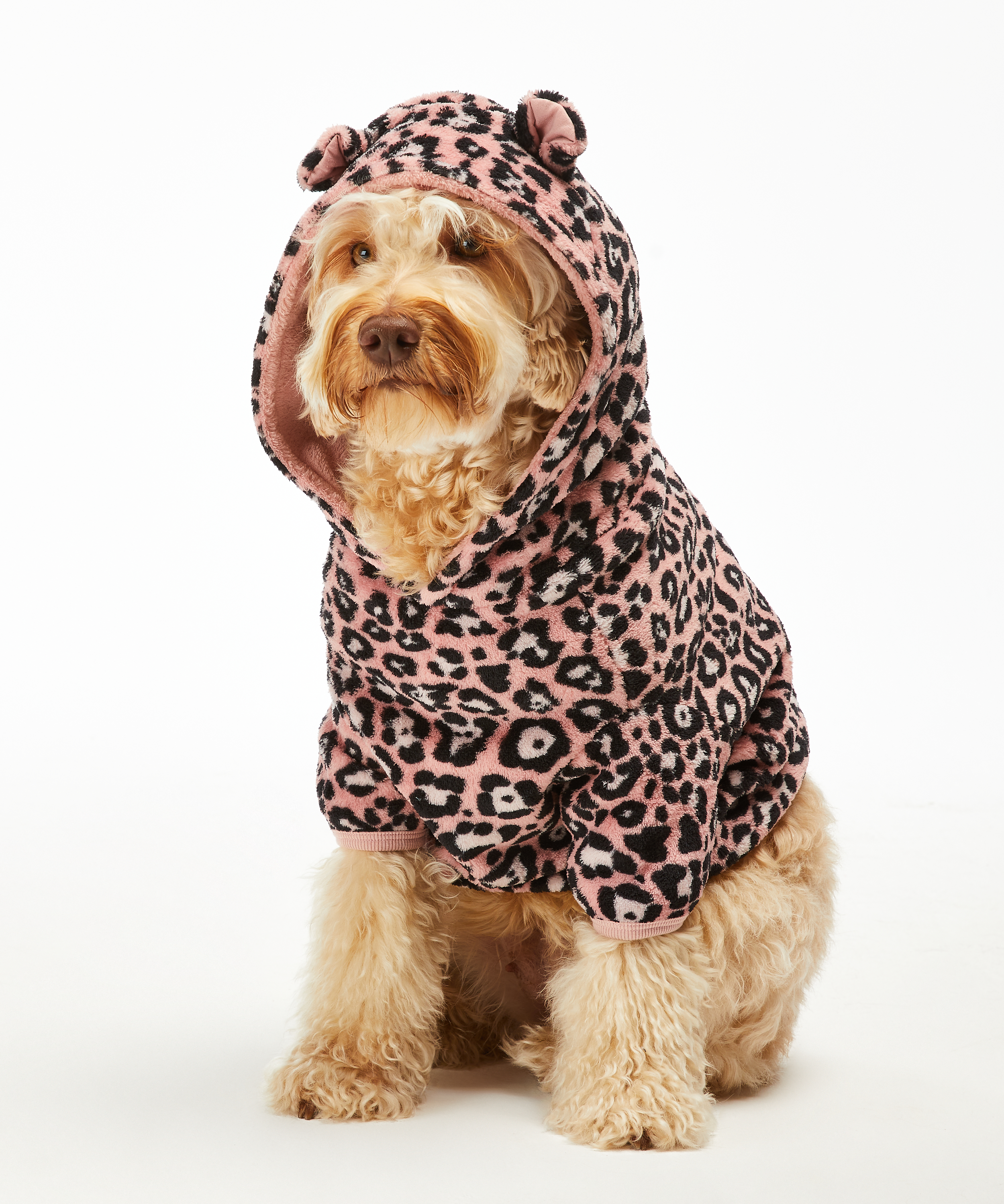 Fleece hunde-onesie, Rosa, main