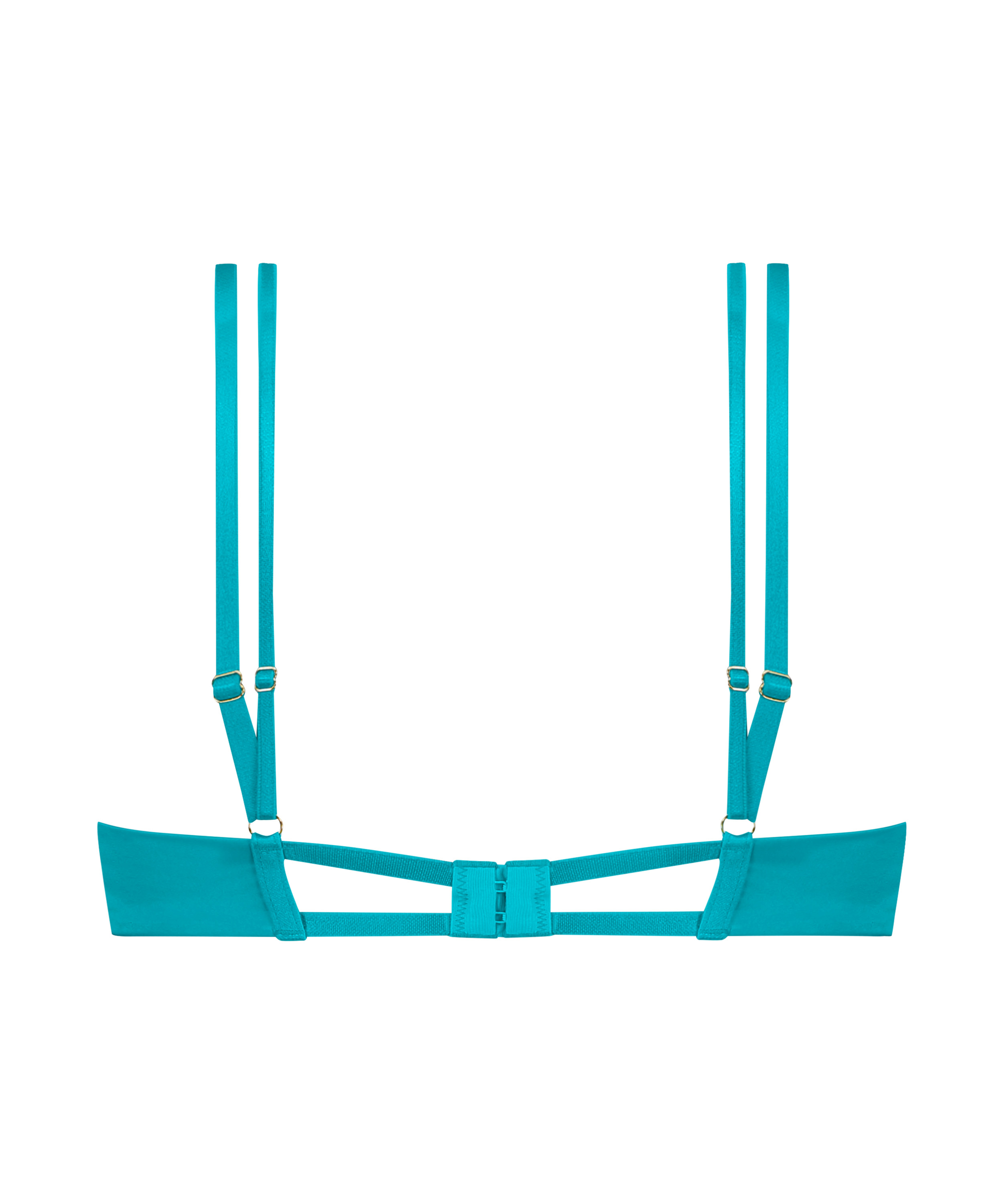 Polstret spile-BH med halve skåler Ellie, Blå, main