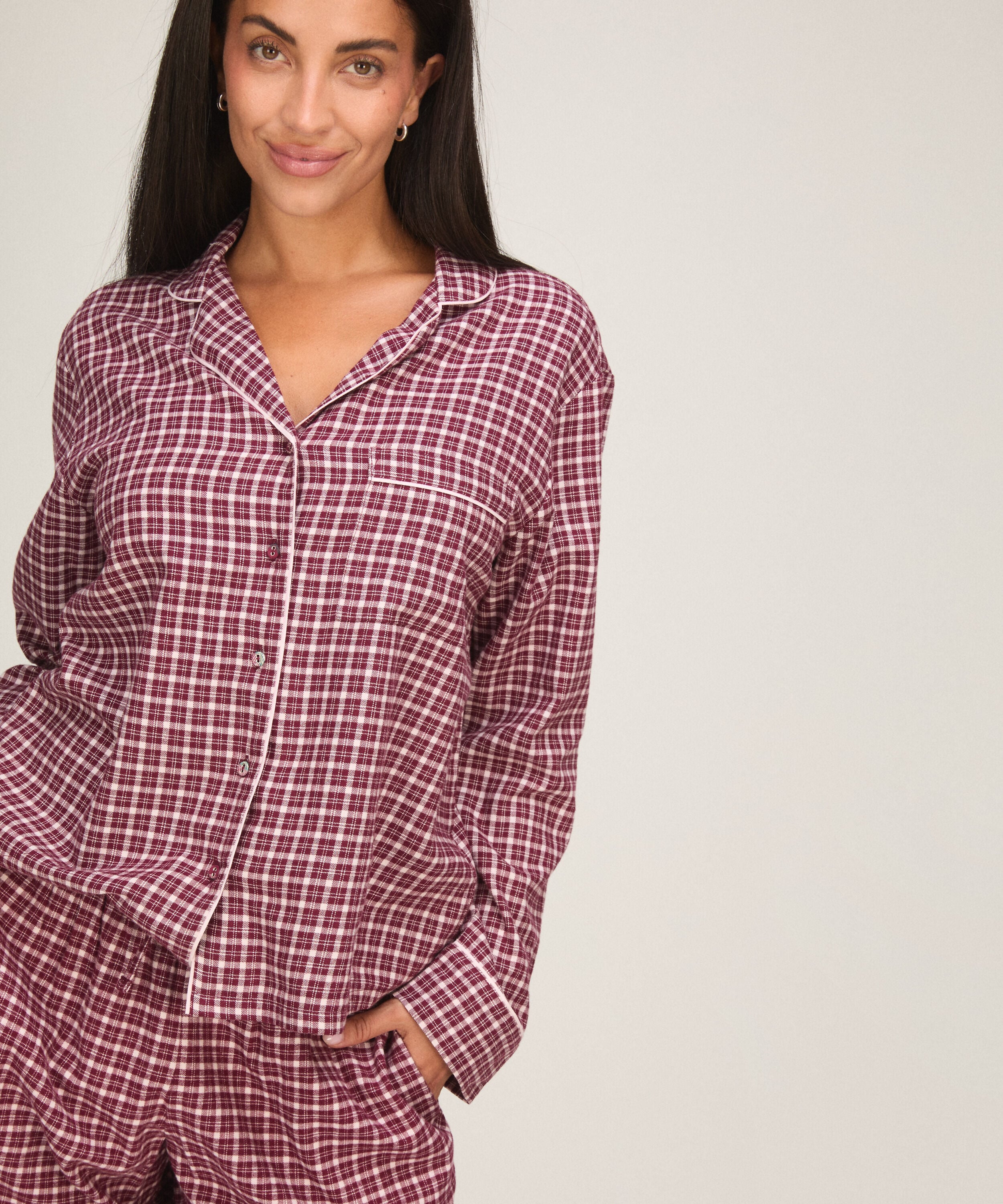 Pyjamasjakke Woven
