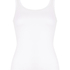 Singlet tanktop i myk bomull, Hvit