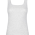 Singlet tanktop i myk bomull, Grå