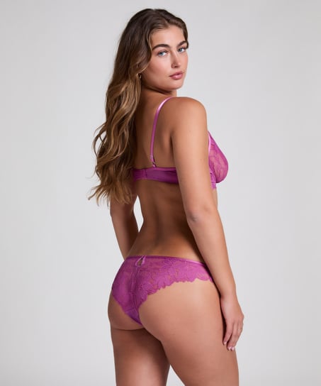 Uvattert bh med b&oslash;yle Ingrid, Lilla