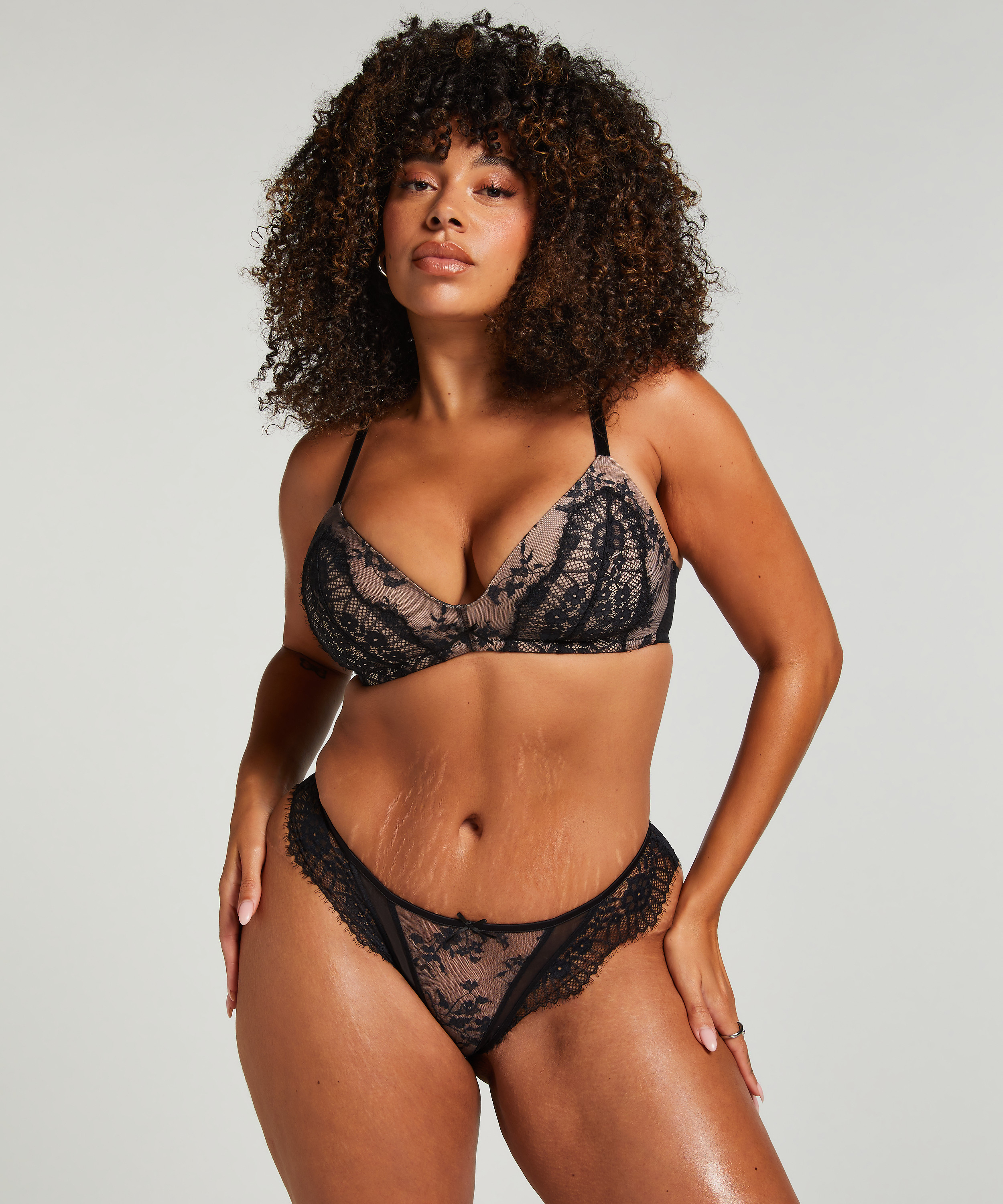 Polstret spileløs BH Daphne, Svart, main