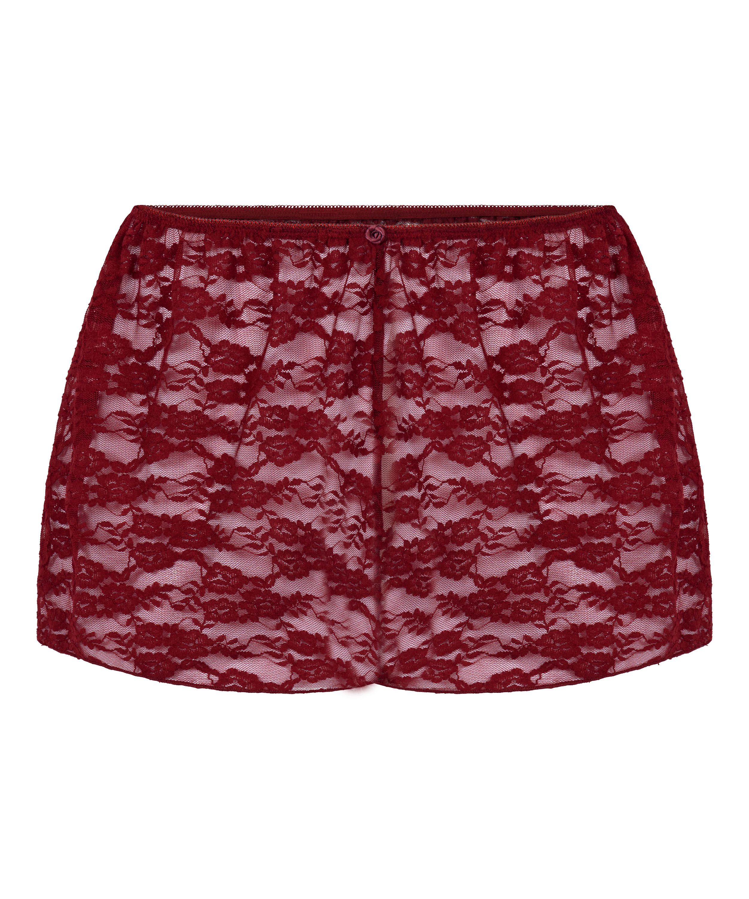 Short Allover Lace, R&oslash;d, main