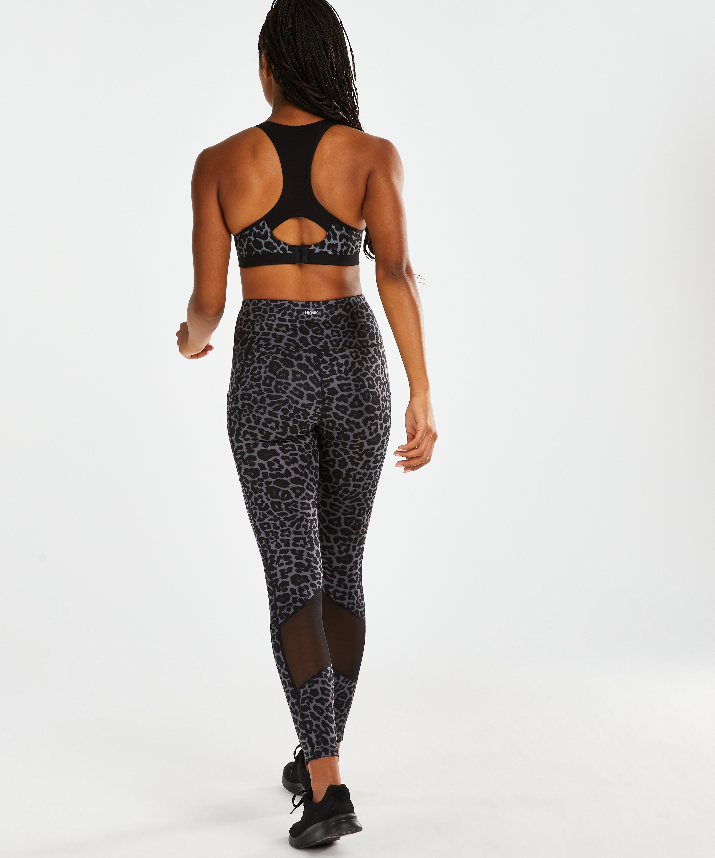 HKMX Oh My Squat tights med h&oslash;y midje, Gr&aring;, main