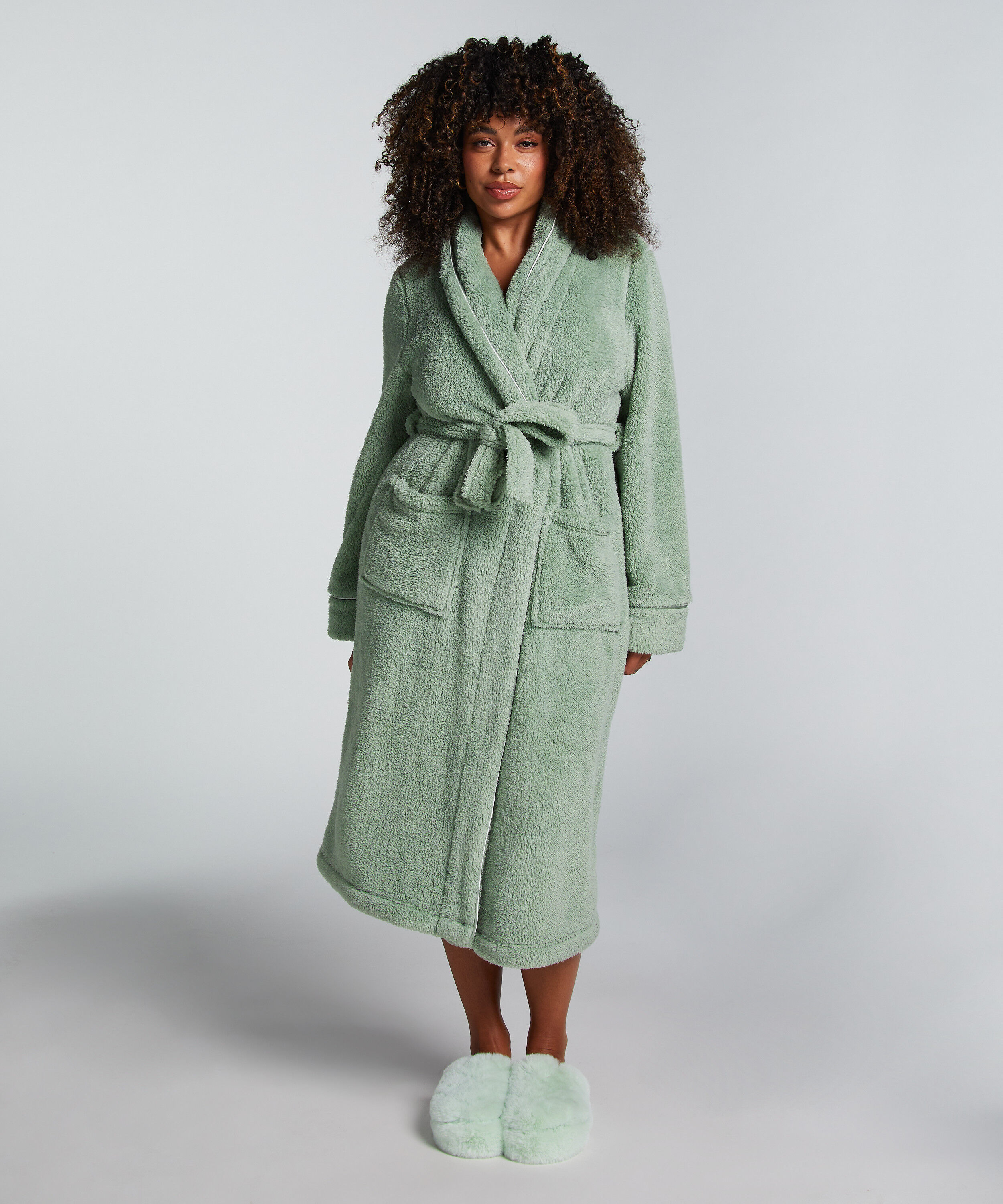 Badekåpe Fleece, Grønn