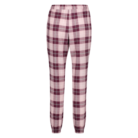 Twill check pysjamasbukse, Lilla