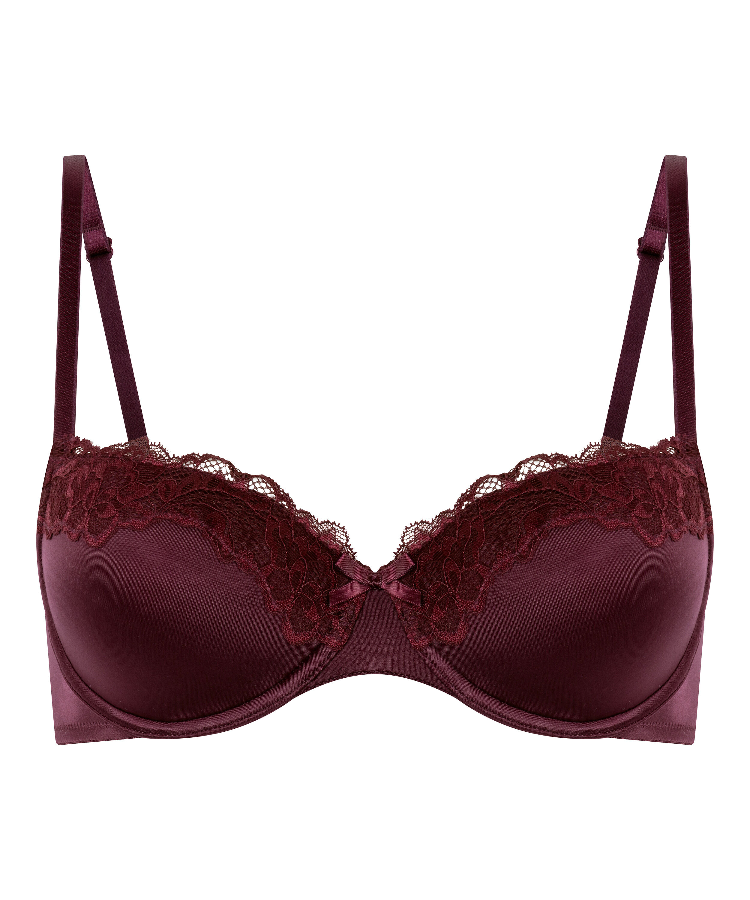 Polstret spile-BH Lace & Shine, Lilla