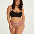 V-formet brasiliansk i mesh Curvy, Rosa