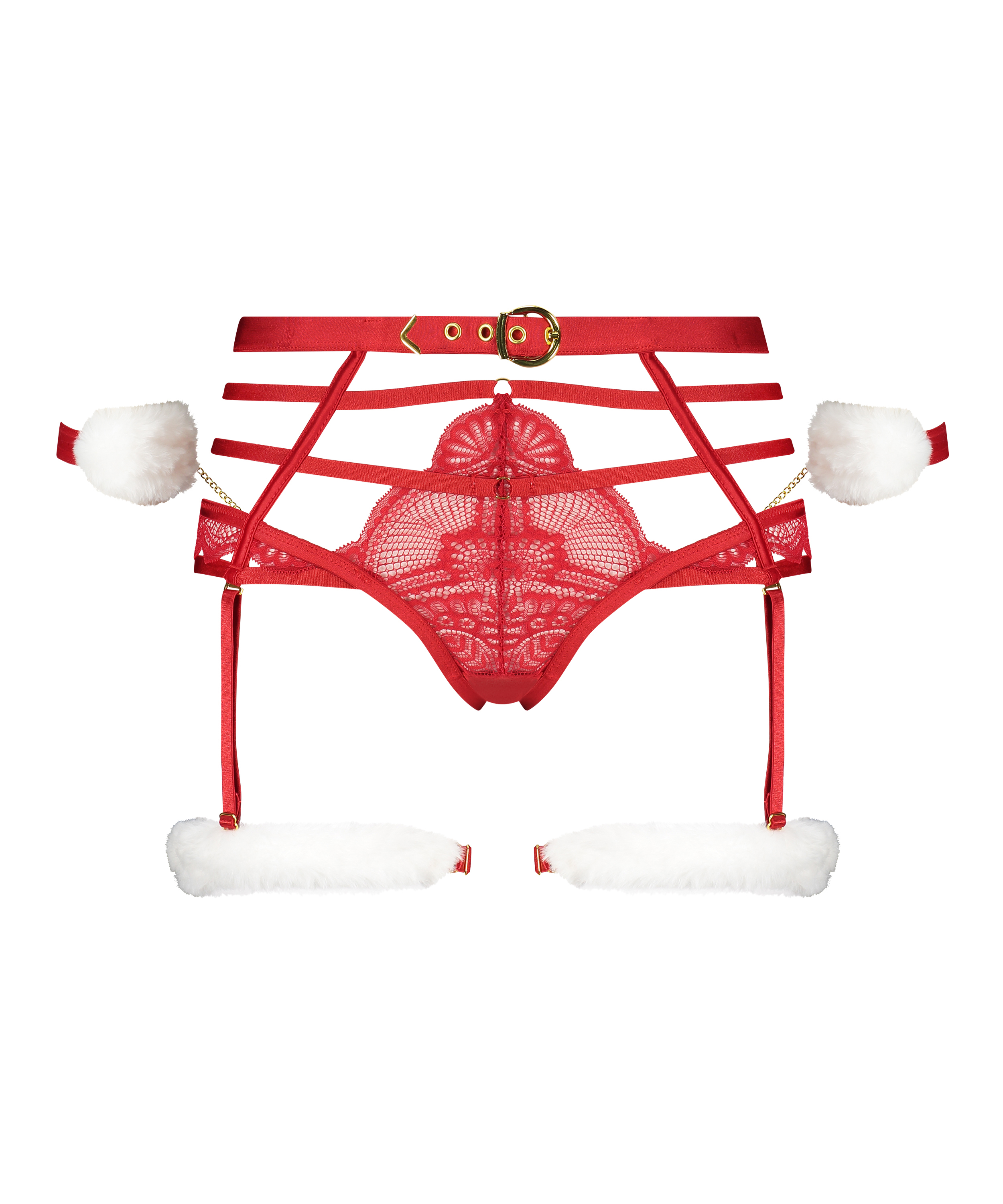 Cindy høy brasiliansk truse, Rød, main