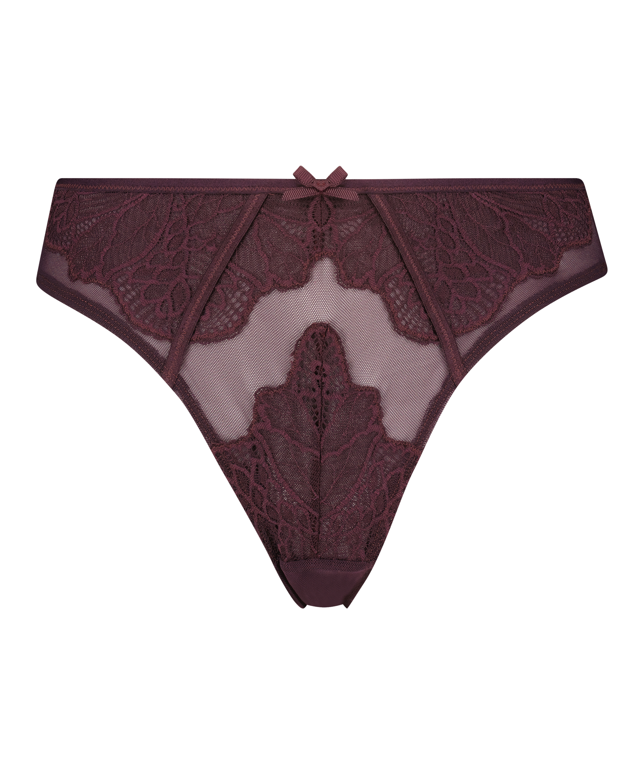 Mel brasiliansk truse med høy skjæring I AM Danielle, Lilla, main