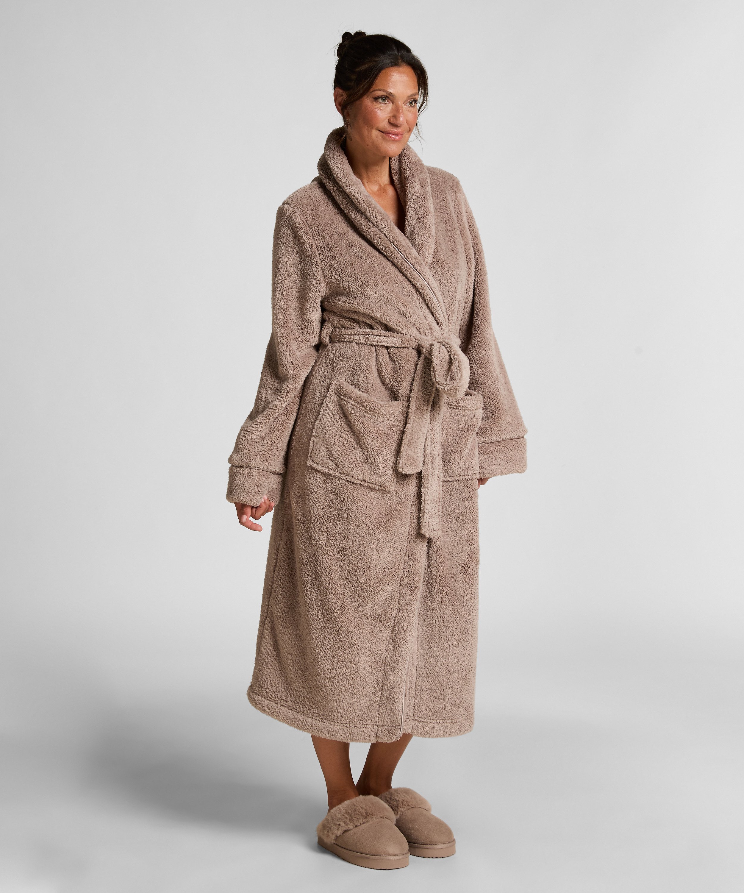 Badekåpe Fleece, Beige, main