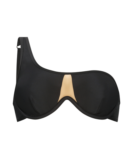 Ikke-polstret bikinitopp med b&oslash;yle Belize, Svart