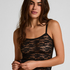 Cami Allover Lace, Svart