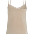 Cami-topp Velours Lace, Beige