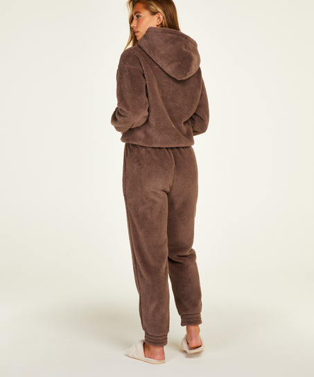 Fleece Snuggle hettegenser, Grå