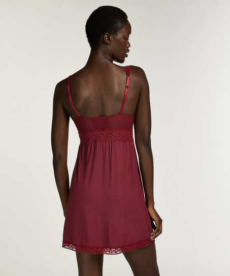 Jersey Grafic Lace slipkjole, Lilla