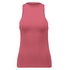 Seamless high neck rib top, Rosa