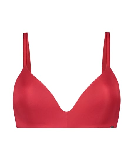 Vattert bh uten b&oslash;yle Mona, R&oslash;d