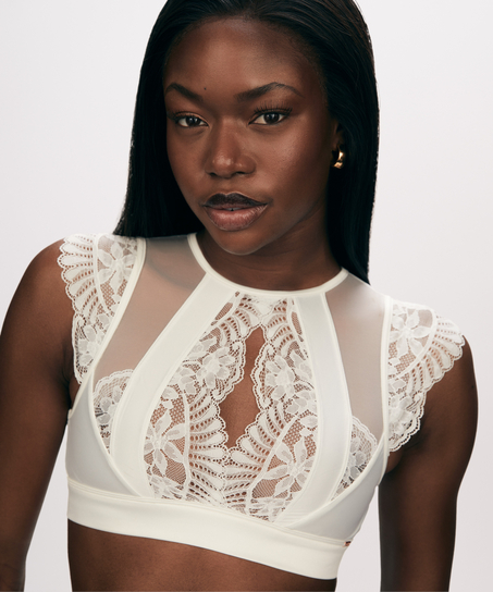 Bralette Indigo, Hvit
