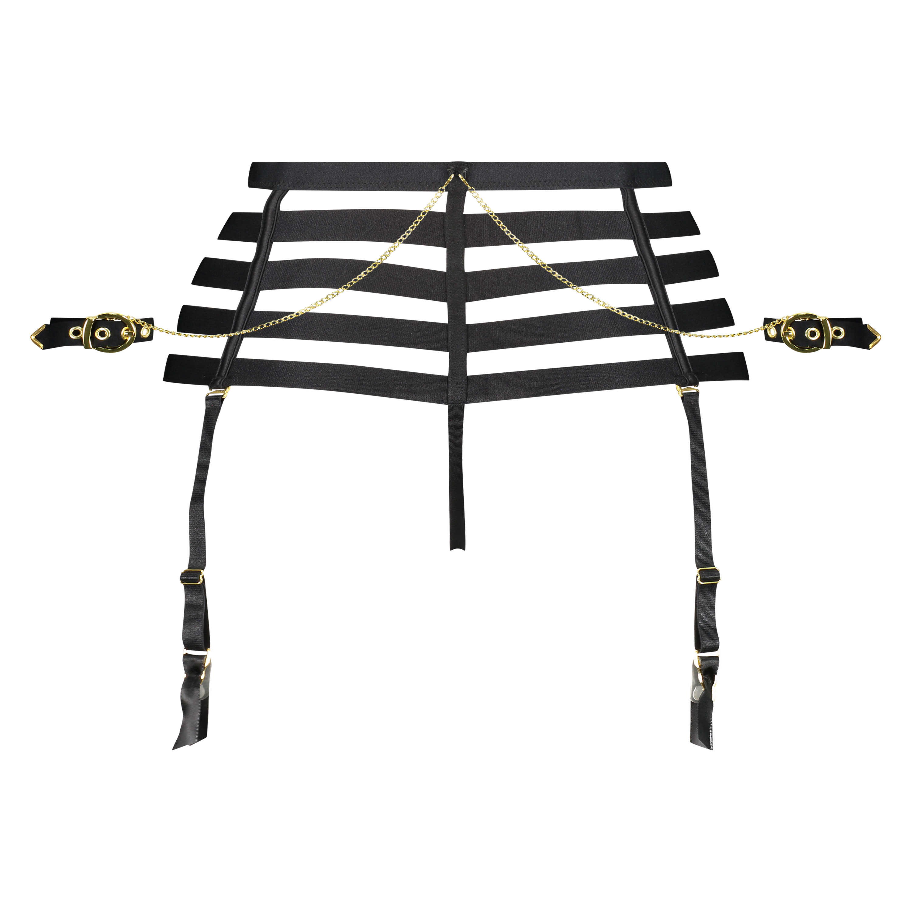 Honey høy g-streng, Svart, main