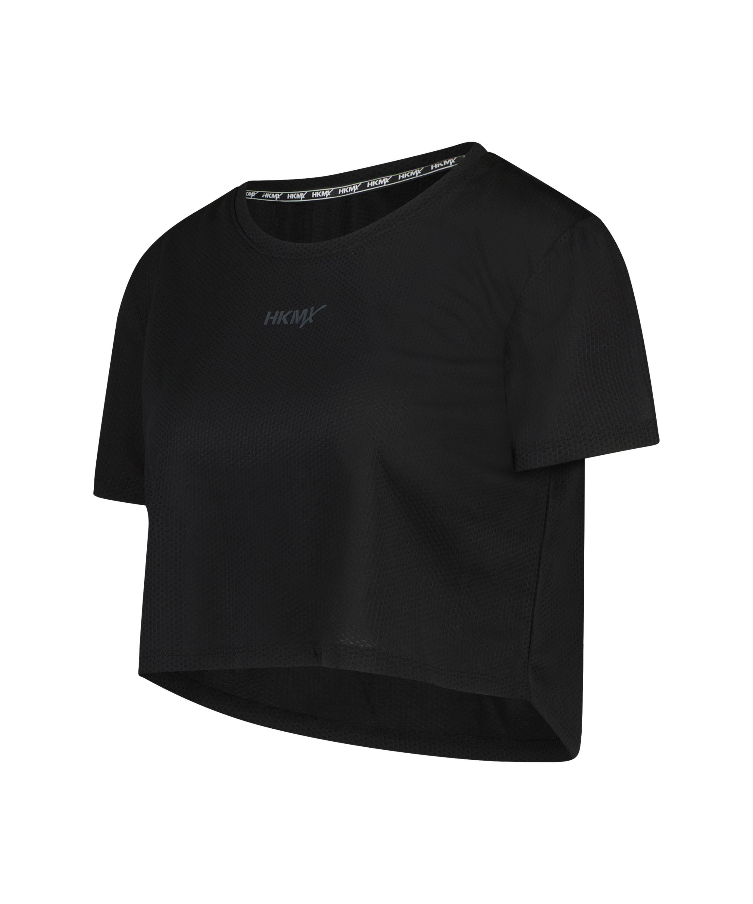 HKMX Crop-topp Mesh, Svart, main