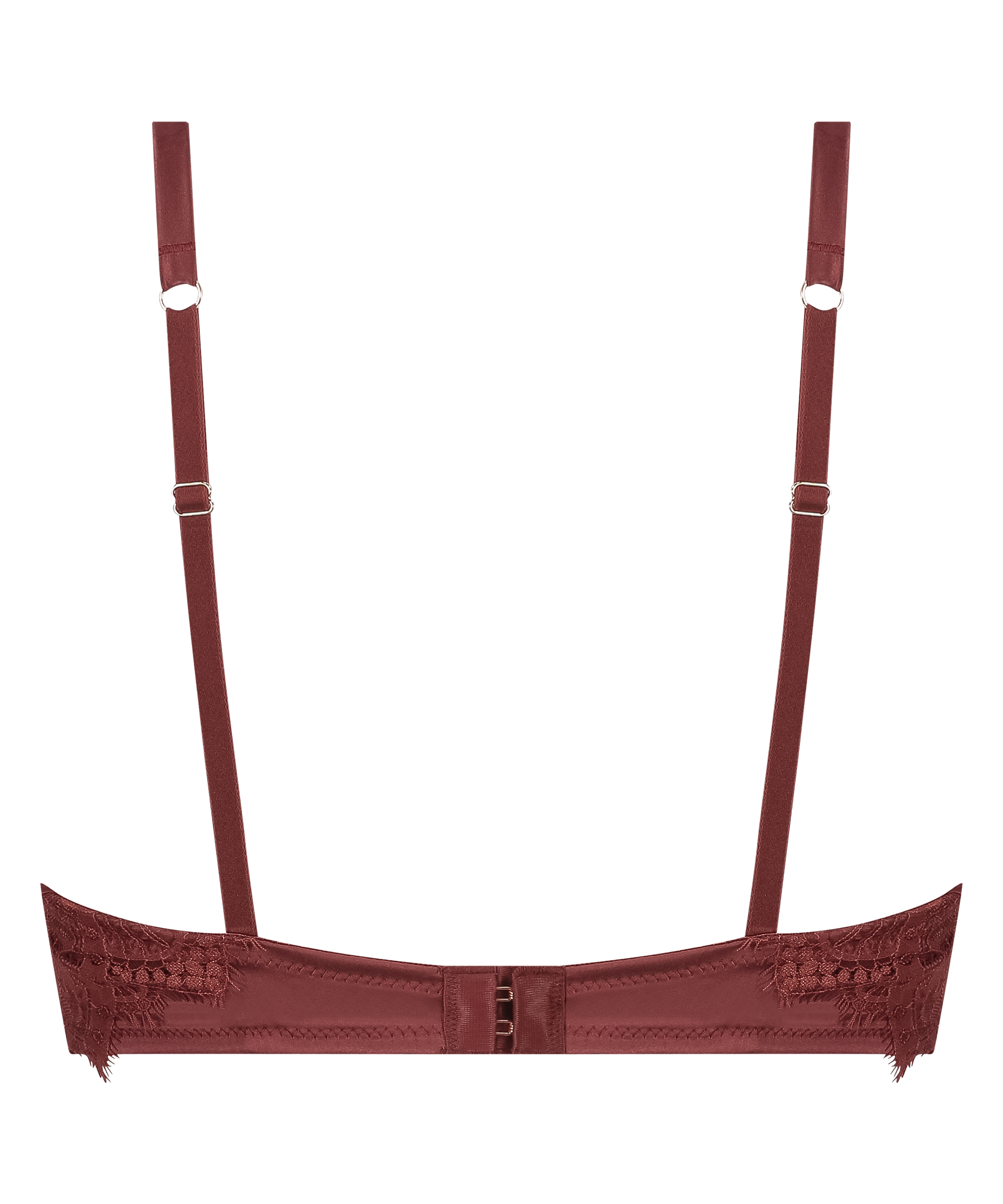 Zoe foret longline-BH med bøyle, Rød, main