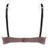 Padded underwired bra Loulou, Brun