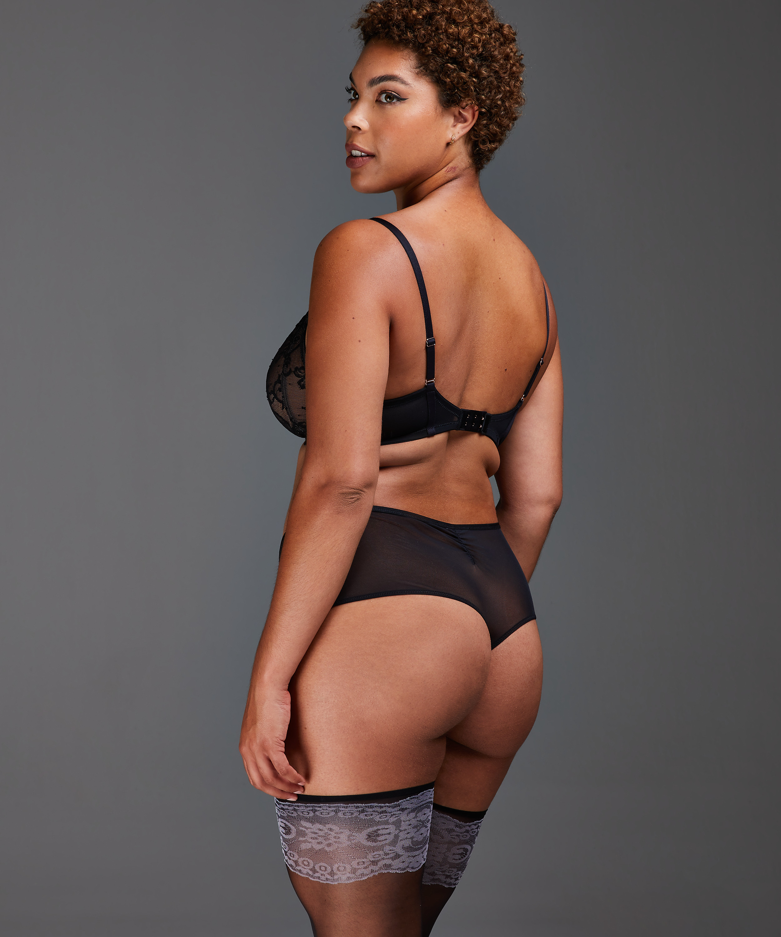 Helena spile-BH uten polstring, Svart, main