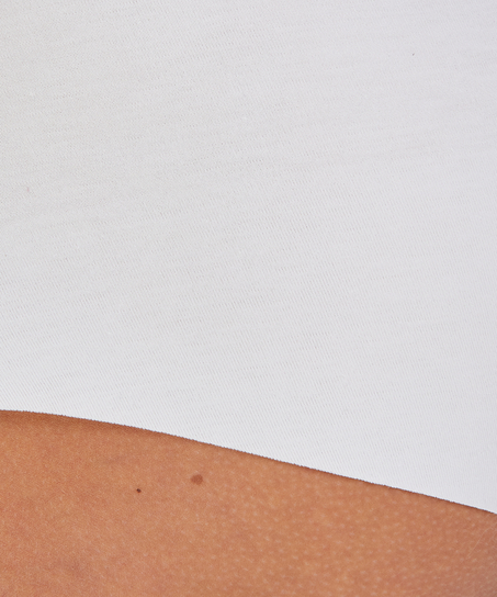 Invisible bomullsbokser, Hvit