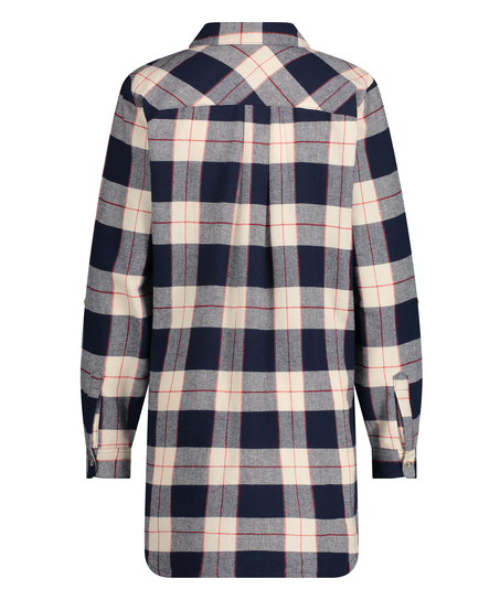 Check nattkjole, Bl&aring;