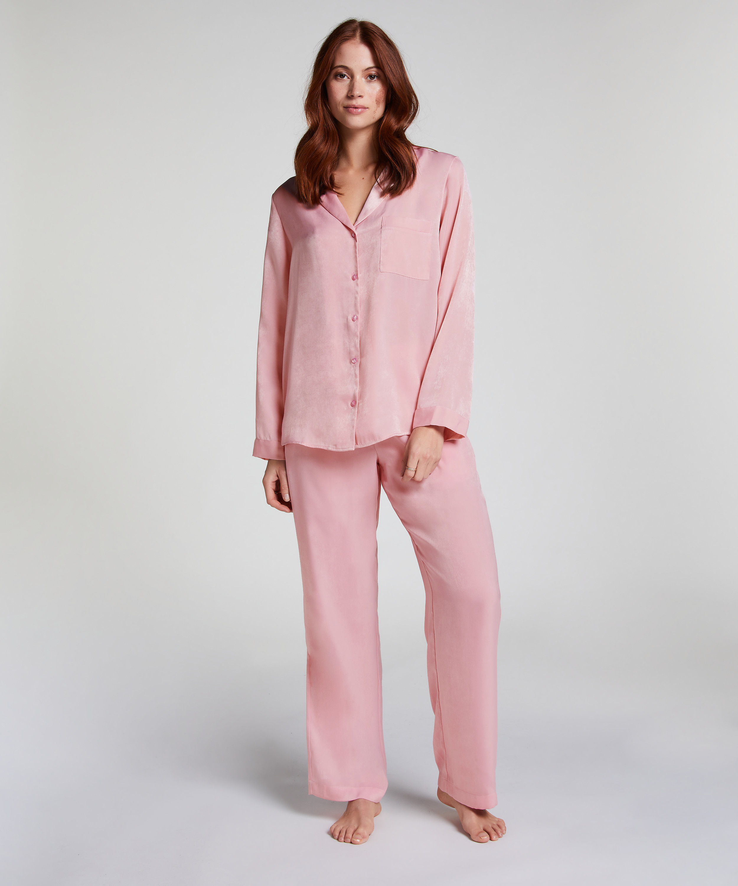 Satengbukser, Rosa, main